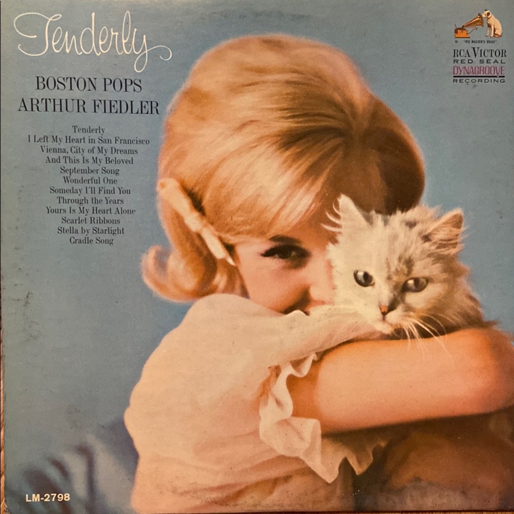 🎉 FINAL PRICE 🎉 Tenderly Boston Pops Arthur Fiedler 1965 Record Vinyl